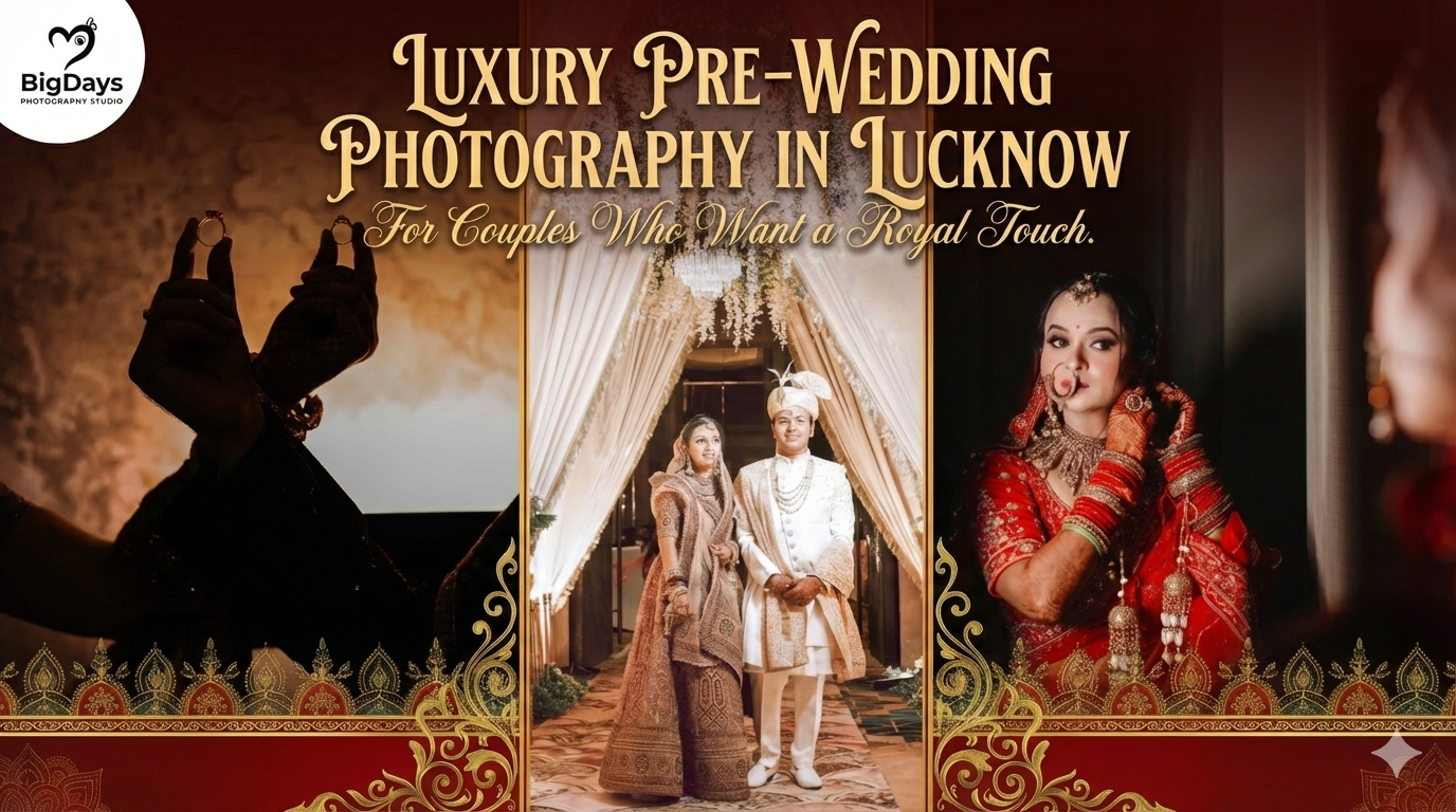 Luxury Pre-Wedding Photography in Lucknow