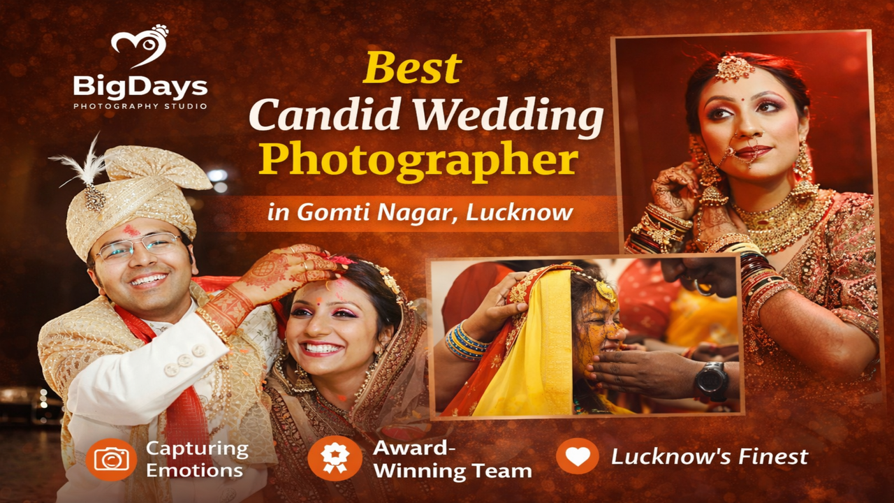 Best Candid Wedding Photographer in Gomti Nagar, Lucknow